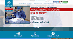 Desktop Screenshot of calhoun.edu
